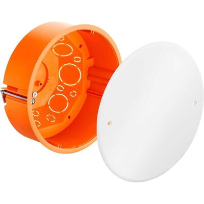 Kaiser 9073-01 - Boîte de jonction ronde en plastique - Publicité Kaiser 9073-01 - Boîte de jonction ronde en plastique - Publicité