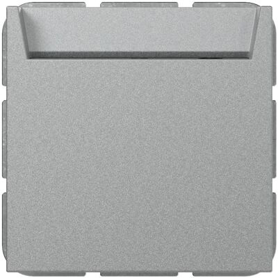 Gira - Hotel Card Switch - 1-pôle - borne N - Argent - Publicité Gira - Hotel Card Switch - 1-pôle - borne N - Argent - Publicité