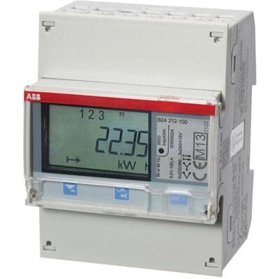 ABB, Compteur de courant, Compteur à transformateur de mesure B24 212-100 Bronze - Publicité ABB, Compteur de courant, Compteur à transformateur de mesure B24 212-100 Bronze - Publicité