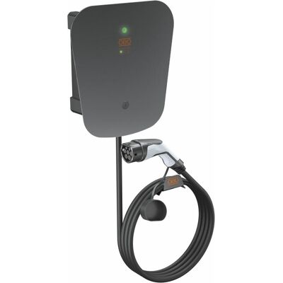 OBO Bettermann, Station de charge voiture électrique, Wallbox WB AC BL KS SPD Key Pro370x340x136 sw PC (Type 2, 11 kW, 22 A) - Publicité OBO Bettermann, Station de charge voiture électrique, Wallbox WB AC BL KS SPD Key Pro370x340x136 sw PC (Type 2, 11 kW, 22 A) - Publicité