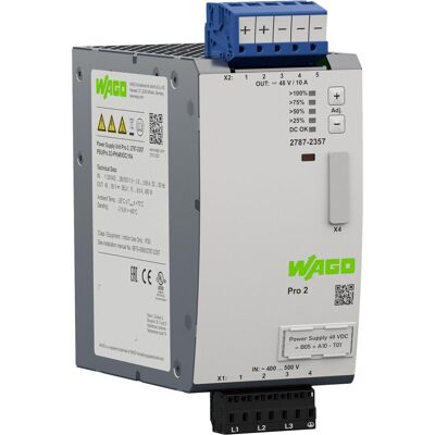 Wago, Distributeur de courant mobile, 2787-2357 Alimentation électrique Pro 2.3 phases - Publicité Wago, Distributeur de courant mobile, 2787-2357 Alimentation électrique Pro 2.3 phases - Publicité