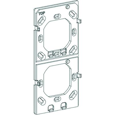 Theben, Accessoires Gamme d'interrupteurs, Montageplatte 2-fach iON - Publicité Theben, Accessoires Gamme d'interrupteurs, Montageplatte 2-fach iON - Publicité