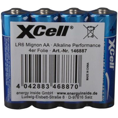 XCELL AA 40 - Piles alcalines - Pack de 40 - Publicité XCELL AA 40 - Piles alcalines - Pack de 40 - Publicité