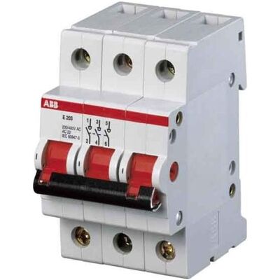 ABB E203/45R Interrupteur 45A 3 pôles - Accessoires électroniques - Publicité ABB E203/45R Interrupteur 45A 3 pôles - Accessoires électroniques - Publicité