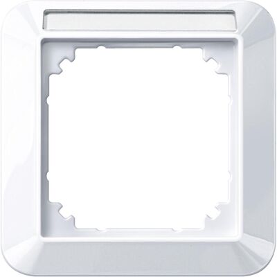 Merten, Accessoires Gamme d'interrupteurs, Cadre 1f akws glz 1-M BSF Kst f.GEB-K 387125 - Publicité Merten, Accessoires Gamme d'interrupteurs, Cadre 1f akws glz 1-M BSF Kst f.GEB-K 387125 - Publicité