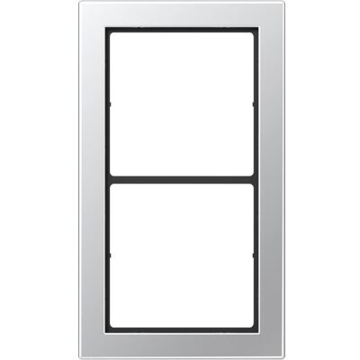 JUNG, Accessoires Gamme d'interrupteurs, Cadre de montage 2f alu mt LS / FLAT DESIGN FDAL2982 - Publicité JUNG, Accessoires Gamme d'interrupteurs, Cadre de montage 2f alu mt LS / FLAT DESIGN FDAL2982 - Publicité