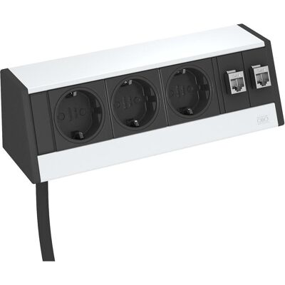 OBO Bettermann, Multiprise, Deskbox prêt à être raccordé (3x, CEE 7/3, 3 m) - Publicité OBO Bettermann, Multiprise, Deskbox prêt à être raccordé (3x, CEE 7/3, 3 m) - Publicité