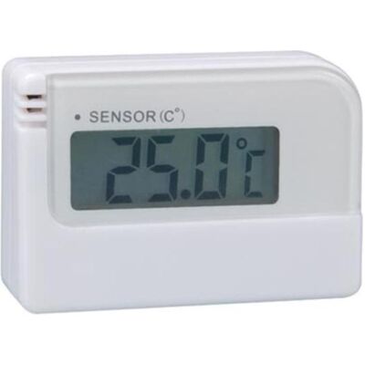 Perel Mini-thermomètre numérique, Thermomètre + hygromètre, Blanc - Publicité Perel Mini-thermomètre numérique, Thermomètre + hygromètre, Blanc - Publicité