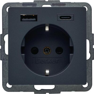 Berker, Prise de courant, Steckdose AC 20W PD Q.x - Publicité Berker, Prise de courant, Steckdose AC 20W PD Q.x - Publicité