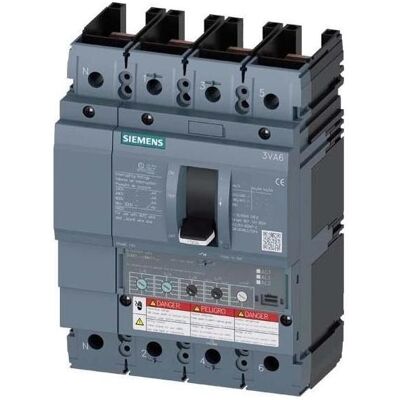 Siemens Disjoncteur, Disjoncteur 100A 4p 40-100A/In 3VA6110-8HM41-2AA0 - Publicité Siemens Disjoncteur, Disjoncteur 100A 4p 40-100A/In 3VA6110-8HM41-2AA0 - Publicité