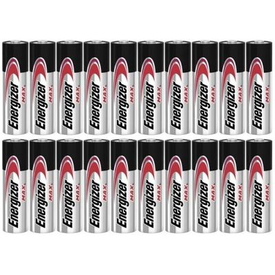 Energizer Max (20 pcs, AA), Batteries + piles - Publicité Energizer Max (20 pcs, AA), Batteries + piles - Publicité
