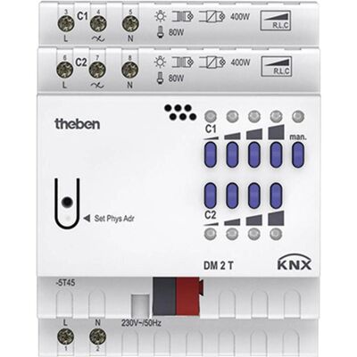Theben, Actionneur, Dm 2 T Knx (Actionneur de variateur) - Publicité Theben, Actionneur, Dm 2 T Knx (Actionneur de variateur) - Publicité