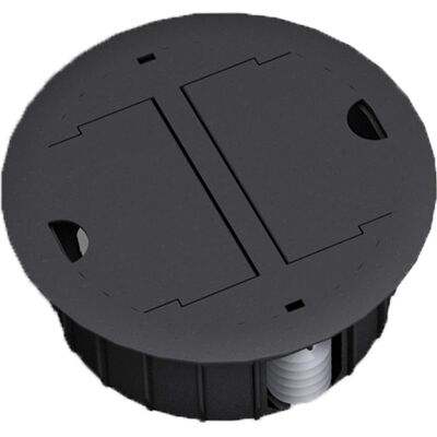Bachmann, Goulotte passe-câbles, Exit Point noir RAL9005 Passage de cables pour faux planchers noir (Passe-câbles, 13 cm) - Publicité Bachmann, Goulotte passe-câbles, Exit Point noir RAL9005 Passage de cables pour faux planchers noir (Passe-câbles, 13 cm) - Publicité
