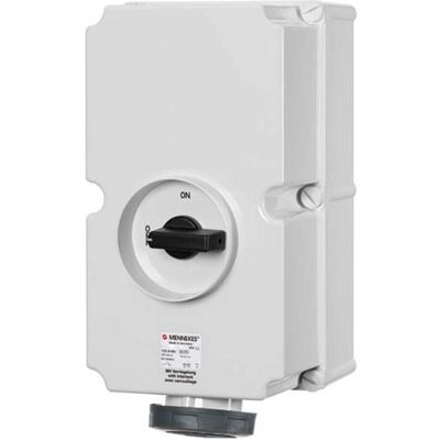 Mennekes, Prise de courant, MEN 6015A 125A4P 5H600-690V Boîte murale DUO IP67 - Publicité Mennekes, Prise de courant, MEN 6015A 125A4P 5H600-690V Boîte murale DUO IP67 - Publicité