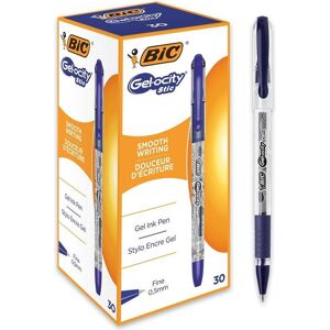 Bic, Stylo, Gel-ocity Stic gel pen blue 1 pcs. (Blue col., White col., 1x) - Publicité Bic, Stylo, Gel-ocity Stic gel pen blue 1 pcs. (Blue col., White col., 1x) - Publicité
