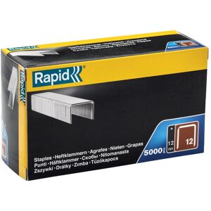 Rapid, Attaches, Type 12 Pince à fil plat 12 mm (5000x) - Publicité Rapid, Attaches, Type 12 Pince à fil plat 12 mm (5000x) - Publicité