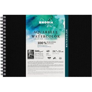 Rhodia Fountain-Grade Watercolor Book - Watercolor Book - Publicité Rhodia Fountain-Grade Watercolor Book - Watercolor Book - Publicité