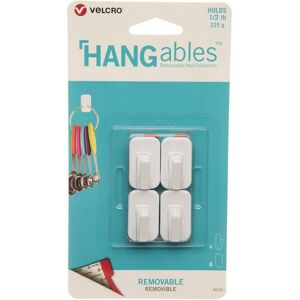 VELCRO - Hangables - Blanc - Adhesive hooks - Publicité VELCRO - Hangables - Blanc - Adhesive hooks - Publicité
