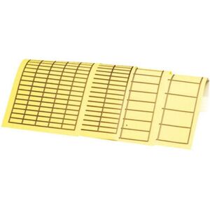 Weidmüller 1686170000 Étiquette - 19x11mm - Marquage surface jaune - 5000 étiquettes - Publicité Weidmüller 1686170000 Étiquette - 19x11mm - Marquage surface jaune - 5000 étiquettes - Publicité