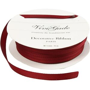 Creativ Company, Emballage cadeau, Ruban textile 15 m rouge (1x) - Publicité Creativ Company, Emballage cadeau, Ruban textile 15 m rouge (1x) - Publicité