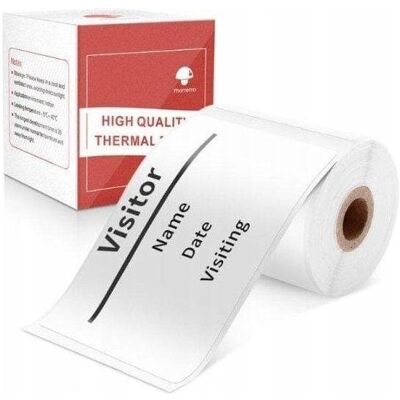 Phomemo Papier adhésif pour autocollants 100 x étiquettes 50 x 80 mm M110, M120, M200, M220, M221 /, Étiqueteuse - Publicité Phomemo Papier adhésif pour autocollants 100 x étiquettes 50 x 80 mm M110, M120, M200, M220, M221 /, Étiqueteuse - Publicité