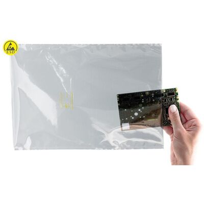 Safeguard, Matériaux d'emballage, Sacs de blindage ESD METAL-IN, 76 µm, 203 x 305 mm, 100 pièces (100 pcs) - Publicité Safeguard, Matériaux d'emballage, Sacs de blindage ESD METAL-IN, 76 µm, 203 x 305 mm, 100 pièces (100 pcs) - Publicité