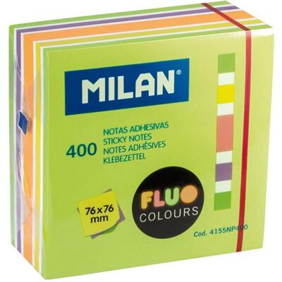 Milan, Notes adhésives, Papillons de notes autocollants 76x76/400K Néonmix MILAN (76 x 76 mm) - Publicité Milan, Notes adhésives, Papillons de notes autocollants 76x76/400K Néonmix MILAN (76 x 76 mm) - Publicité