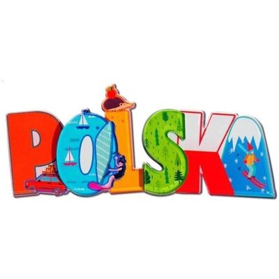 Nuance, Aimant, Pan Dragon Magnes I love Poland Polska ILP-MAG-C-PL-28 - Publicité Nuance, Aimant, Pan Dragon Magnes I love Poland Polska ILP-MAG-C-PL-28 - Publicité