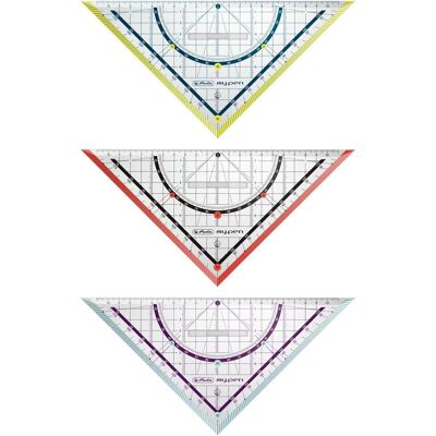 Herlitz 5568704 Triangle Géométrique - Ensemble de Géométrie - Publicité Herlitz 5568704 Triangle Géométrique - Ensemble de Géométrie - Publicité