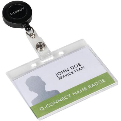 Q-Connect, Panneau d'information, Porte-badge Jojo - Publicité Q-Connect, Panneau d'information, Porte-badge Jojo - Publicité