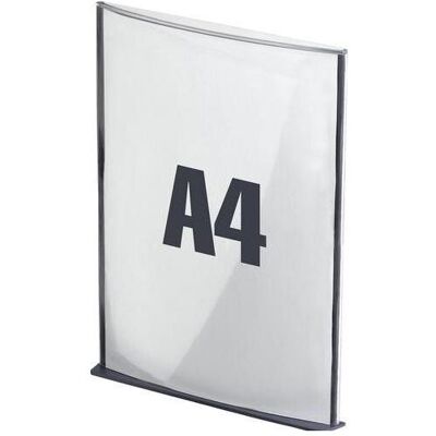 Paperflow, Panneau d'information, Système de signalisation "Cinatur", DIN A4, anthracite Cadre en polystyrène, fenêtre en polystyrène - Publicité Paperflow, Panneau d'information, Système de signalisation "Cinatur", DIN A4, anthracite Cadre en polystyrène, fenêtre en polystyrène - Publicité