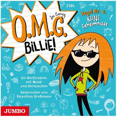 Jumbo O.M.G. Billie! - Regel Nr. 2: Keine Geheimnisse (2), Livres audio - Publicité Jumbo O.M.G. Billie! - Regel Nr. 2: Keine Geheimnisse (2), Livres audio - Publicité