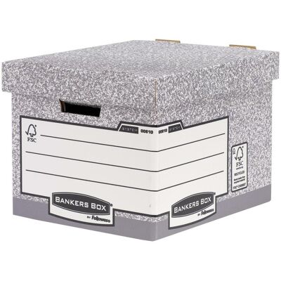 Fellowes Archivage + classement, Boîte d'archives R-Kive (A4) - Publicité Fellowes Archivage + classement, Boîte d'archives R-Kive (A4) - Publicité