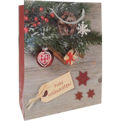 Idena, Emballage cadeau, Sac cadeau WH mat 16x11x6cm FSC-Mix (1x) - Publicité Idena, Emballage cadeau, Sac cadeau WH mat 16x11x6cm FSC-Mix (1x) - Publicité