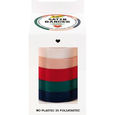Folia, Emballage cadeau, Satinbänder Classic (5x) - Publicité Folia, Emballage cadeau, Satinbänder Classic (5x) - Publicité