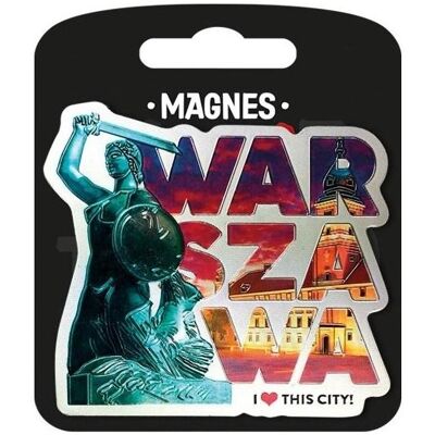 Nuance, Aimant, Magnet Ich liebe Polen Warschau ILP-MAG-A-WAR-08 - Publicité Nuance, Aimant, Magnet Ich liebe Polen Warschau ILP-MAG-A-WAR-08 - Publicité