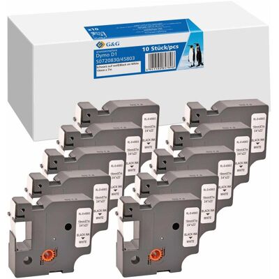 G&G Ruban pour étiquettes - 45803 Blanc 19mm 7m - Ruban d’étiquetage - Publicité G&G Ruban pour étiquettes - 45803 Blanc 19mm 7m - Ruban d’étiquetage - Publicité