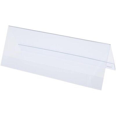 Sigel, Présentoir, Présentoir de table Forme du toit (24 x 9 cm) - Publicité Sigel, Présentoir, Présentoir de table Forme du toit (24 x 9 cm) - Publicité