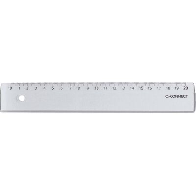 Q-Connect, Règle, Scale school&office (20 cm, Matières plastiques) - Publicité Q-Connect, Règle, Scale school&office (20 cm, Matières plastiques) - Publicité