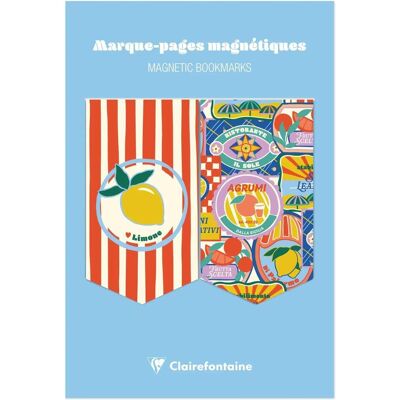 Clairefontaine, Bureau : accessoires, Dolce Amore, Set 2 m arque-pages 7,5x4cm - Publicité Clairefontaine, Bureau : accessoires, Dolce Amore, Set 2 m arque-pages 7,5x4cm - Publicité
