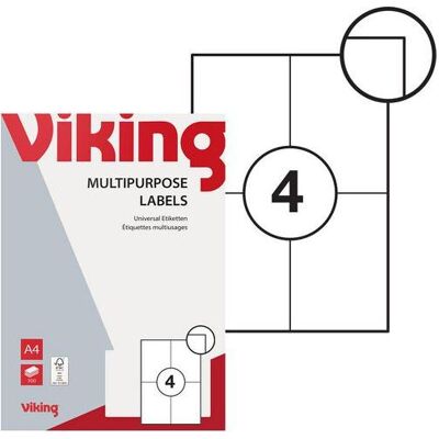 Niceday - 67096 Weiss Matt - 105 x 148 mm - 400 pcs - Label - Publicité Niceday - 67096 Weiss Matt - 105 x 148 mm - 400 pcs - Label - Publicité