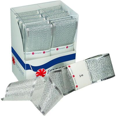 Magni, Emballage cadeau, Ruban de satin, lot de 10, 40 mm x 2 m, Prague, argent (10x) - Publicité Magni, Emballage cadeau, Ruban de satin, lot de 10, 40 mm x 2 m, Prague, argent (10x) - Publicité