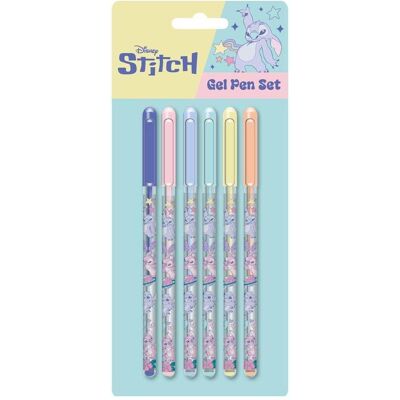 Pyramid Stylo, Lilo & Stitch Gel Pens: Planetary (6x) - Publicité Pyramid Stylo, Lilo & Stitch Gel Pens: Planetary (6x) - Publicité