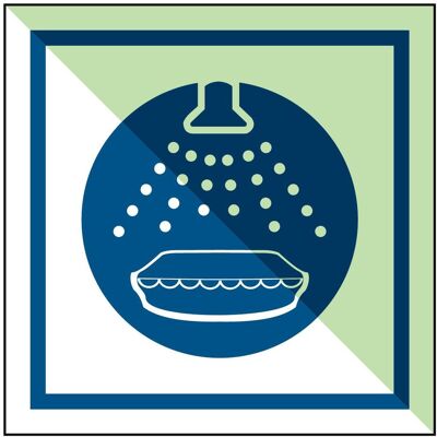 Brady, Panneau d'information, IMO - Activation de la pulvérisation d'eau lors de la mise à l'eau - Publicité Brady, Panneau d'information, IMO - Activation de la pulvérisation d'eau lors de la mise à l'eau - Publicité