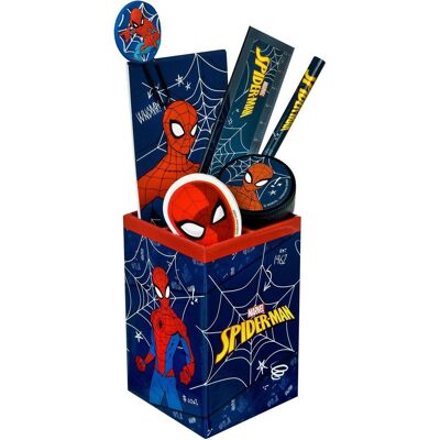 Undercover, Bureau : accessoires, Porte-crayons rempli 7 pièces Spiderman - Publicité Undercover, Bureau : accessoires, Porte-crayons rempli 7 pièces Spiderman - Publicité