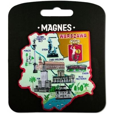 Nuance, Aimant, Magnet Ich liebe Polen Warschau ILP-MAG-A-WAR-29 - Publicité Nuance, Aimant, Magnet Ich liebe Polen Warschau ILP-MAG-A-WAR-29 - Publicité