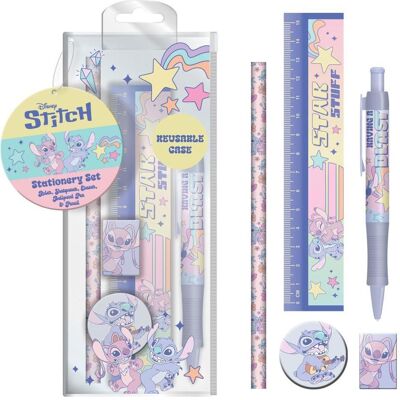 Pyramid Lilo & Stitch 5PC Stationery Set: Planetary, Kit de travail manuel, Multicolore - Publicité Pyramid Lilo & Stitch 5PC Stationery Set: Planetary, Kit de travail manuel, Multicolore - Publicité