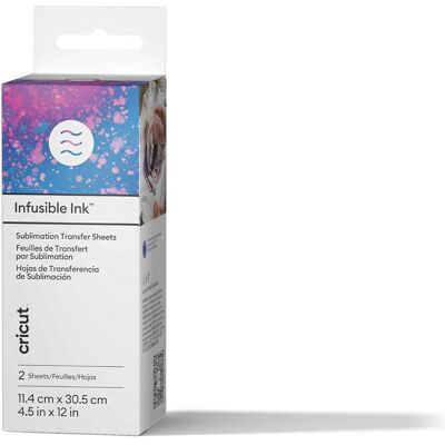 Cricut, Machine de découpe : accessoires, Infusible Ink Transfer Sheets 2-pack Watercolor Splash - ideal size for MugPress (P) - Publicité Cricut, Machine de découpe : accessoires, Infusible Ink Transfer Sheets 2-pack Watercolor Splash - ideal size for MugPress (P) - Publicité