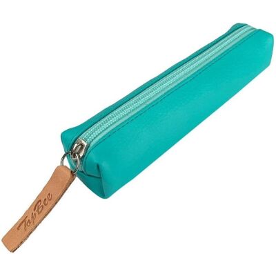 BEE, Trousse, Mini trousse à crayons rectangulaire Turquoise-Pastel - Publicité BEE, Trousse, Mini trousse à crayons rectangulaire Turquoise-Pastel - Publicité