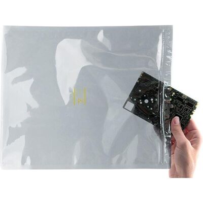 Safeguard, Matériaux d'emballage, Sachets de protection ESD METAL-IN, fermeture à glissière, 76 µm, 305 x 305 mm, 100 pièces (100 pcs) - Publicité Safeguard, Matériaux d'emballage, Sachets de protection ESD METAL-IN, fermeture à glissière, 76 µm, 305 x 305 mm, 100 pièces (100 pcs) - Publicité